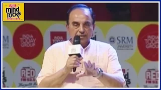 Mind Rocks 2016 : President’s Rule Must Be Imposed In Kashmir: Subramanian Swamy