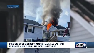 1 person dead, another taken to hospital after house fire in Nashua