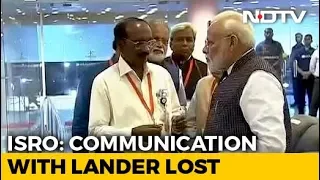 Communication Lost With Chandrayaan Lander Before Landing, PM Consoles ISRO Chief