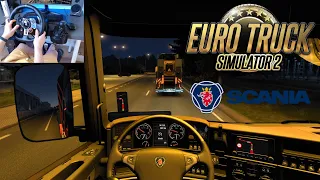 Scania Streamline Topline 490 | Euro Truck Simulator 2 | Logitech G29 Gameplay