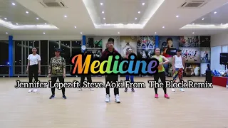 Jennifer Lopez  Steve Aoki - Medicine (from the Block Remix) ZUMBA | FITNESS | DANCE | BALIKPAPAN