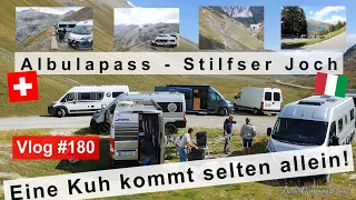 #180 Albulapass / Ofenpass | Umbrailpass mit Hindernissen | Stilfser Joch Ankunft | Pizza in Italien