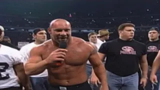 Goldberg & His NFL Falcons Team WCW Nitro 4th January 1999