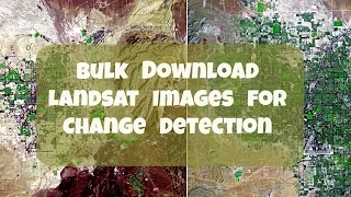 How to bulk download Landsat Images of your Area of Interest