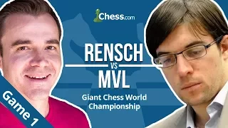 World Giant Chess Championship: Vachier-Lagrave Vs Rensch | Game 1