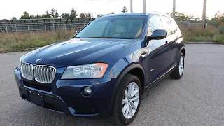 2013 BMW X3 xDrive. Blue on Beige. Loaded. NAV Heated Seats. Pano Roof. Power Liftgate. Htd steering