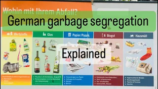 German garbage segregation explained