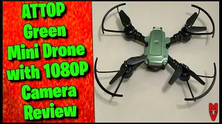 X-PACK 10 Attop Green Mini Drone With 1080P Camera Review || MumblesVideos Product Review