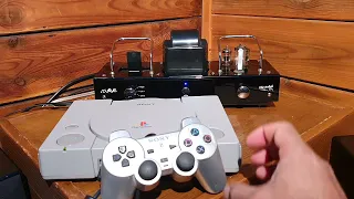 Is Sony Playstation One an Audiophile CD Player | Sound Test | Amplified with Fatman iTube Amplifier