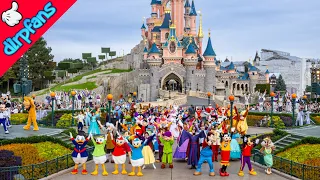 100 Characters during Disney 100 Opening Ceremony at Disneyland Paris