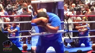 Buboy Fernandez burst into tears after Pacquiao's first TKO win in 9 years - Artorias Boxing