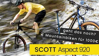 Scott Aspect 920 im Test - Wie viel Mountainbike bekommt man für 1000 €?