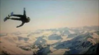 Skydiving Snowboarder - Incredibly Spectacular!
