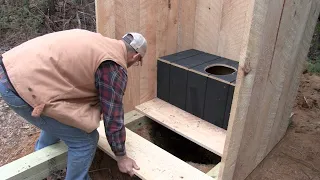 Building an Off Grid Outhouse .........start to finish