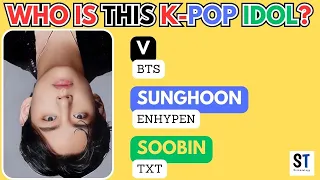 Can you guess K-pop idols by their upside down picture |40 rounds Kpop games 2023 | Kpop quiz trivia