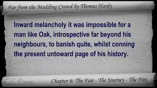 Chapter 06 - Far from the Madding Crowd by Thomas Hardy - The Fair - The Journey - The Fire