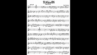 93 Million Miles Jason Mraz PARTITURA SHEET MUSIC SAX ALTO