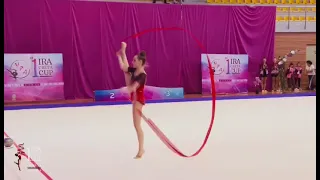 Alisa Lobareva ribbon, IRA Creta Cup, Creece.