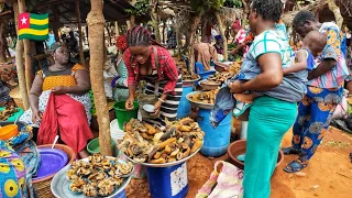 Rural village market day in Tabligbo Togo west Africa. Life in Togo 🇹🇬 west Africa 🌍