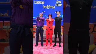 CatNap, LadyBug and Cat Noir! #shorts #dance #trend #pomni #rec #joke #catnap #catnoir