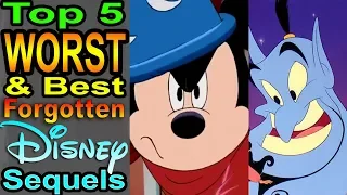 Top 5 Worst & Best Forgotten Disney Sequels (Animated)