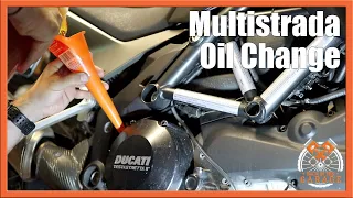 Multistrada 1200 Oil Change | Back in the Garage