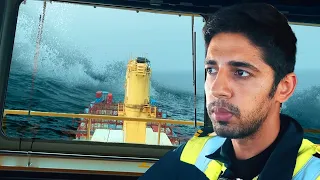 Watch How a Ship ROLLS Heavily in ROUGH Weather!