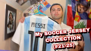 My SOCCER JERSEY Collection (#21-25) – Soccer Jersey Showcase Episode 9