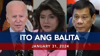 UNTV: Ito Ang Balita |  January 31, 2024