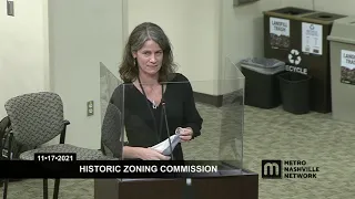 11/17/21 Historic Zoning Commission