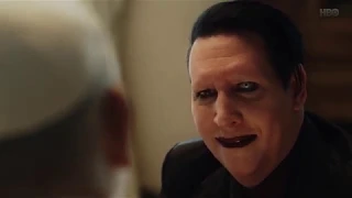 The New Pope (2020) - Marilyn Manson Pays a Visit