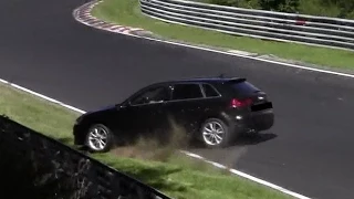 Audi A3 Crash Nordschleife Nürburgring Touristenfahrten 30.08.2015