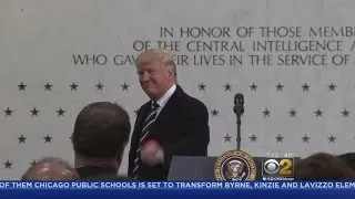 Trump Visits CIA During First Day