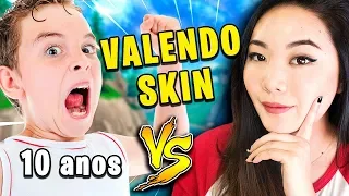 X1 VALENDO SKIN CONTRA UMA CRIANÇA DE 10 ANOS! - FORTNITE