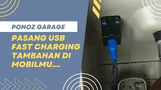 PASANG USB CHARGING DI MOBIL