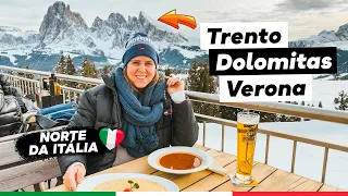 Trento e um dos lugares + lindos das Dolomitas 🇮🇹 Nunca vimos nada igual!