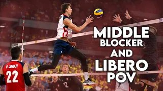 USA Volleyball First Person - POV (Middle Blocker & Libero)