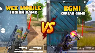 WEX MOBILE VS BGMI BR COMPARISON | PART - 3 | INDIAN GAME VS KOREAN GAME | #wexmobile #bgmi