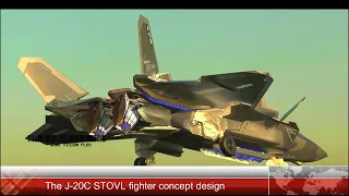 The J-20C STOVL fighter concept design