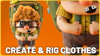 The EASIEST Way to Model & Rig Clothes in Blender 3D