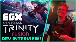 Awesome NEW Roguelite Metroidvania TRINITY FUSION - EGX 2022 Interview - With Angry Mob Games!