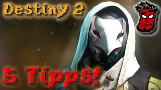 Destiny 2: 5 Tipps! Aufleveln, Mods, Waffen + Rüstung | Gameplay Guide Tutorial [German Deutsch]