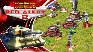 Red Alert 2 | When The AI Doesn't Like Superweapons | (7 vs 1)