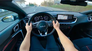 New Kia Proceed GT 2023 Test Drive POV | Ambience Binaural Sound