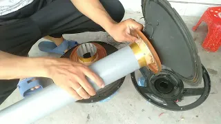 How to wrap speakers at home