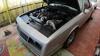 G Body Twin Turbo Monte Carlo SS A/C System Installed