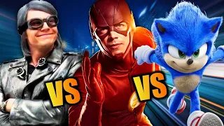 Flash Vs Sonic Vs Quick Silver // who is the Fastest ??
