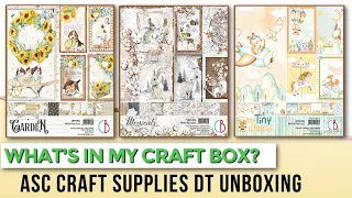 NEW CIAO BELLA!!! | WHAT'S IN MY CRAFT BOX? | ASC CRAFT SUPPLIES DT PACKAGE UNBOXING