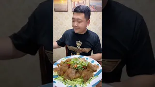 Spicy Ostrich Egg and River Snail  TikTok Funny Mukbang  Songsong and Ermao 5