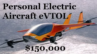 $150,000 Two Seater eVTOL Available For Pre-Order | Air One Electric Vertical Takeoff and Landing